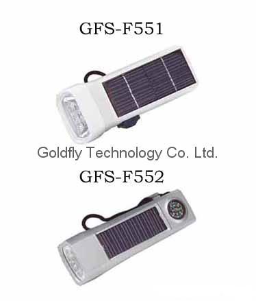 Solar Power torch flashlight